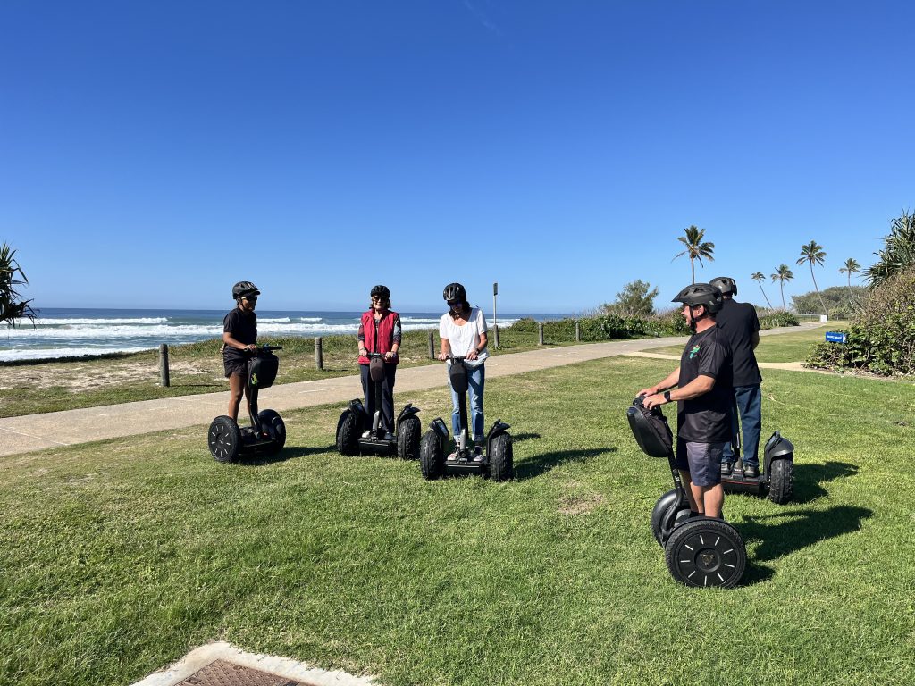 Guided Segway experience in Brisbane with Kangaroo Segway Tours expert guides