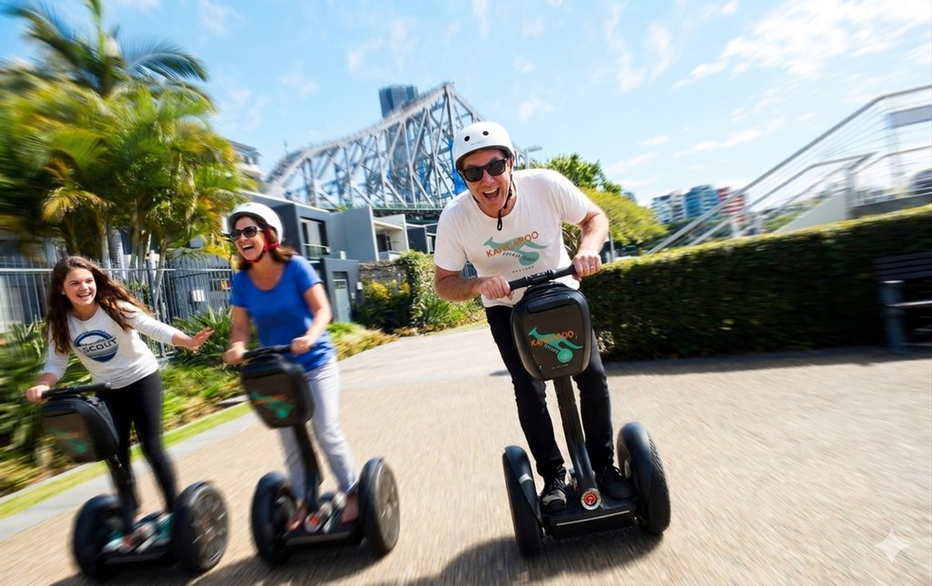 Brisbane Morning Adventure with Kangaroo Segway Tours